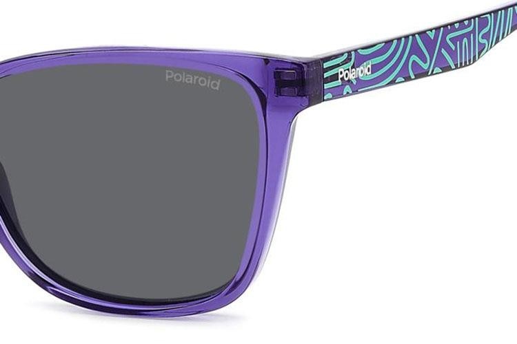 Ochelari de soare Polaroid Junior PLD8062/S B3V/M9 Polarized Cat Eye Violeți