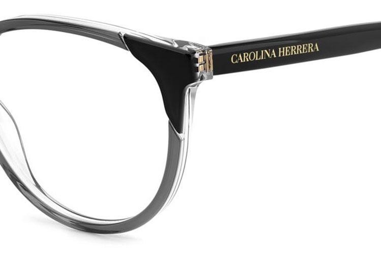 Ochelari Carolina Herrera HER0282 R6S Dreptunghiulari Gri