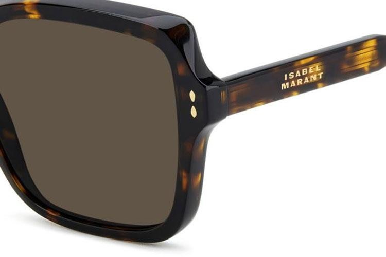 Ochelari de soare Isabel Marant IM0193/S 086/70 Dreptunghiulari Havana