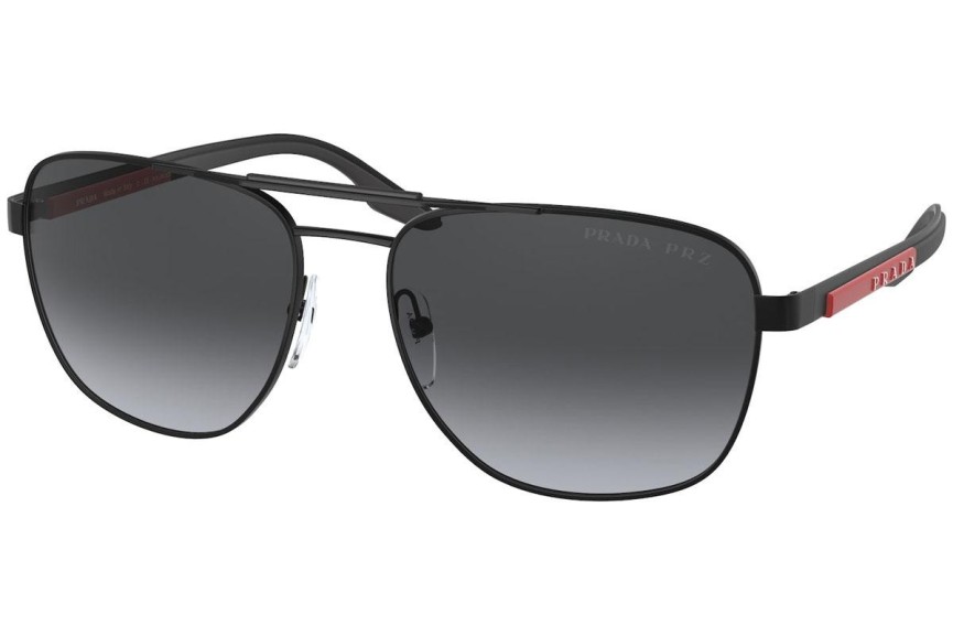 Ochelari de soare Prada Linea Rossa PS53XS 1BO6G0 Polarized Rotunzi Negri