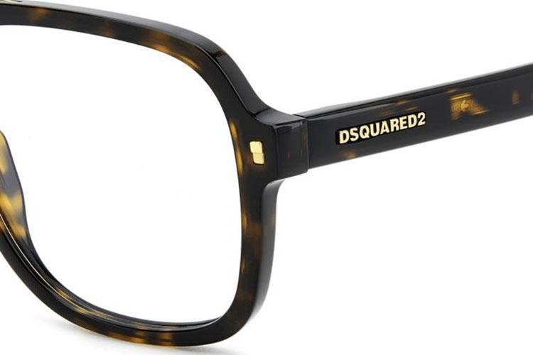 Ochelari Dsquared2 D20145 086 Dreptunghiulari Havana