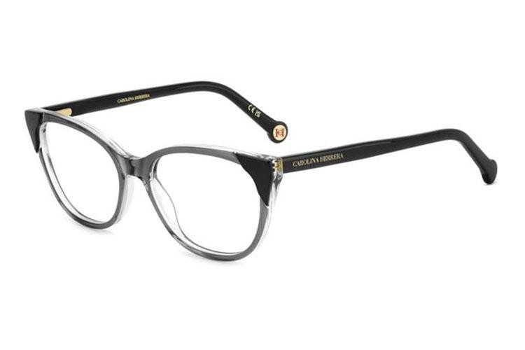 Ochelari Carolina Herrera HER0283 R6S Dreptunghiulari Gri