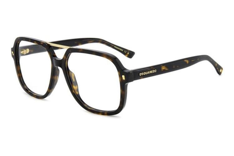 Ochelari Dsquared2 D20145 086 Dreptunghiulari Havana