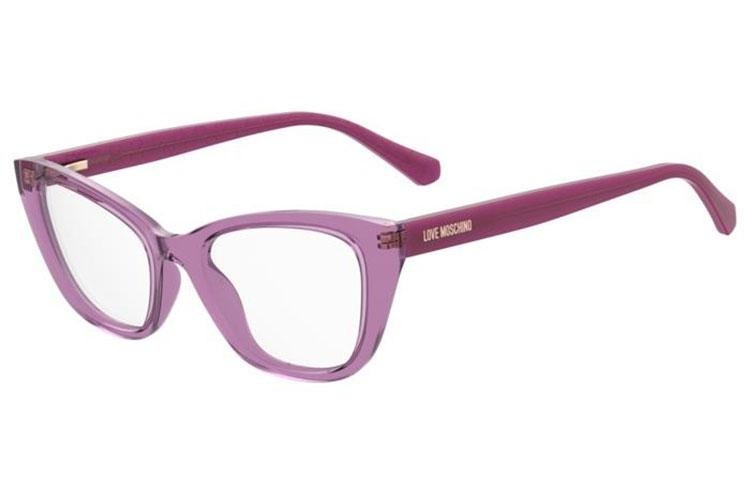 Ochelari Love Moschino MOL636 MU1 Cat Eye Violeți