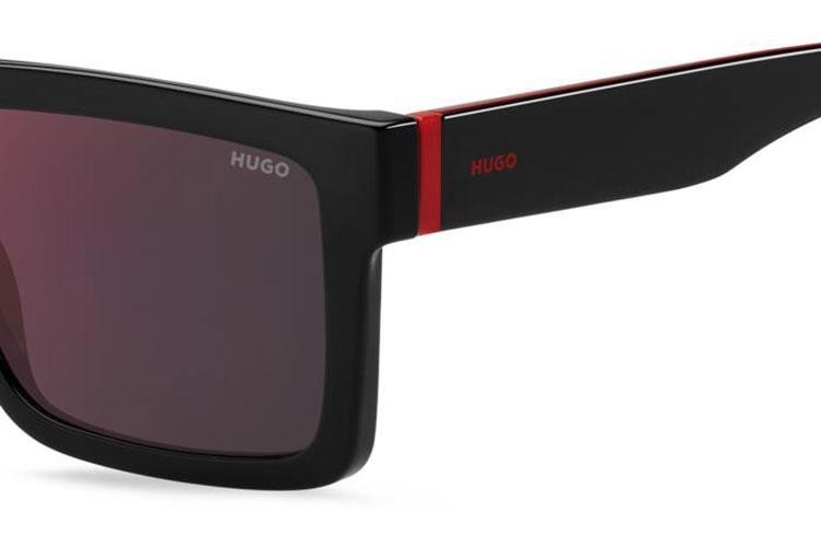 Ochelari de soare HUGO HG1314/S 807/AO Flat Top Negri