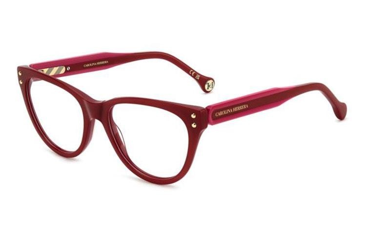 Ochelari Carolina Herrera HER0256 C9A Cat Eye Roșii