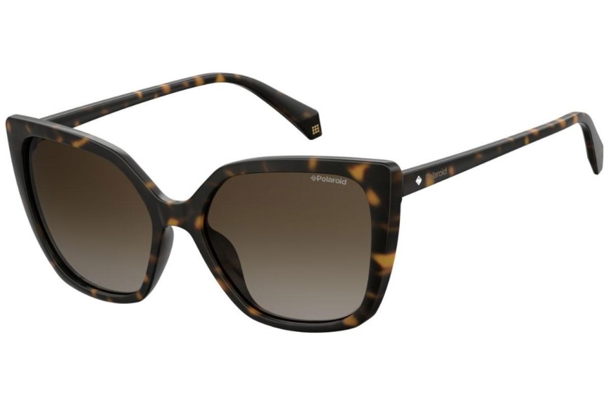 Ochelari de soare Polaroid PLD4065/S 086/LA Polarized Cat Eye Havana