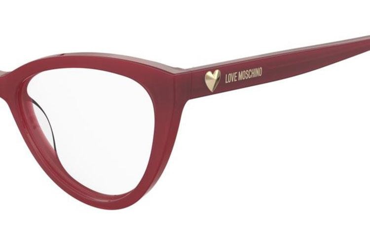 Ochelari Love Moschino MOL631 WGX Cat Eye Roșii