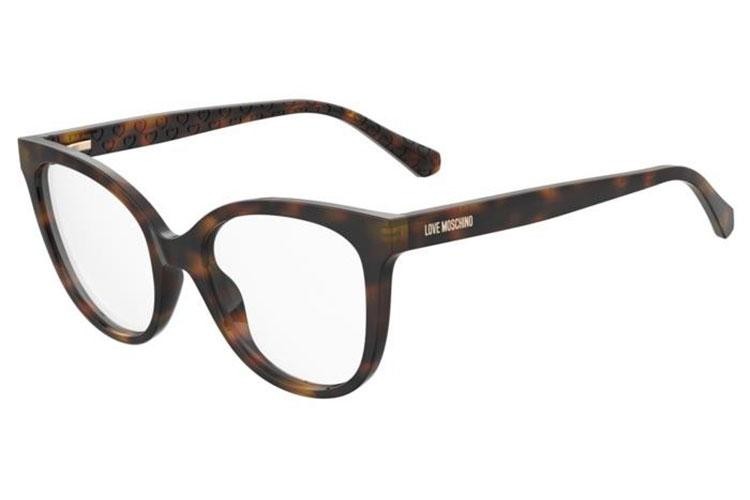 Ochelari Love Moschino MOL635 05L Cat Eye Havana