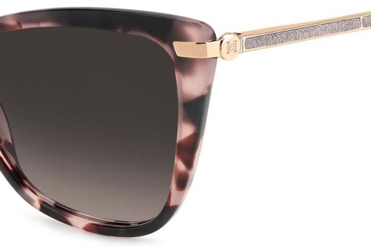 Ochelari de soare Carolina Herrera HER0262/S HT8/HA Cat Eye Havana