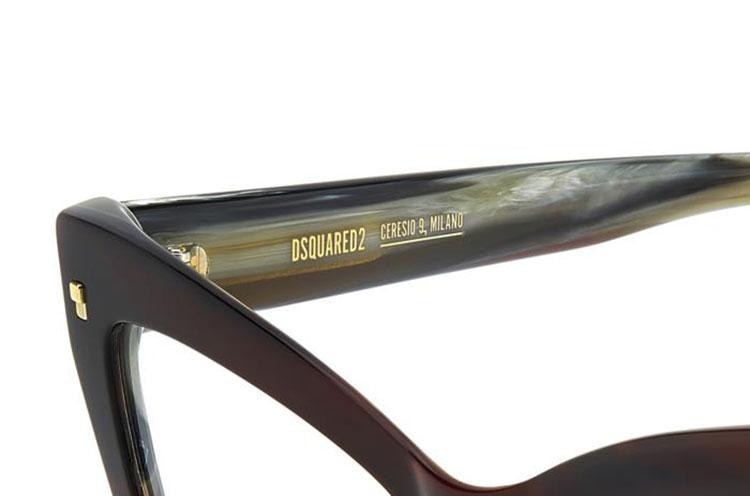 Ochelari Dsquared2 D20152 K4G Cat Eye Roșii