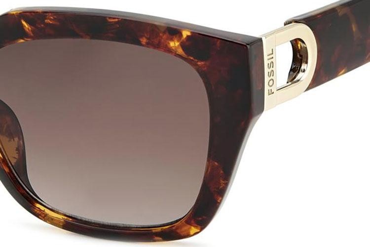 Ochelari de soare Fossil FOS2139/G/S 086/HA Dreptunghiulari Havana