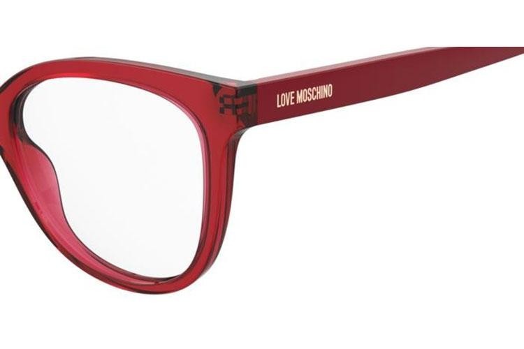 Ochelari Love Moschino MOL635 C9A Cat Eye Roșii