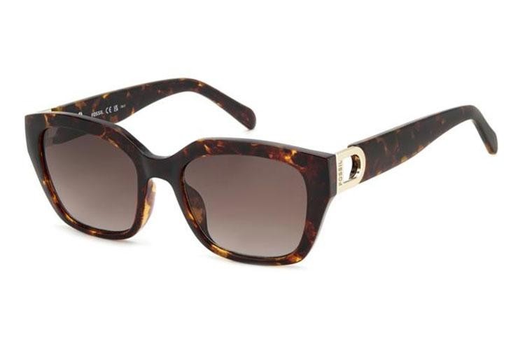 Ochelari de soare Fossil FOS2139/G/S 086/HA Dreptunghiulari Havana