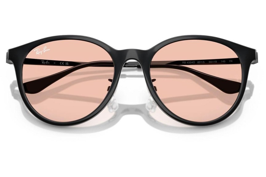 Ochelari de soare Ray-Ban RB4334D 601/5 Pătrați Negri