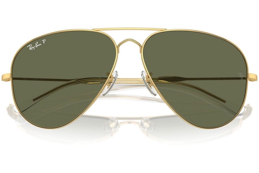 Ochelari de soare Ray-Ban RB3825 001/58 Polarized Pilot Aurii