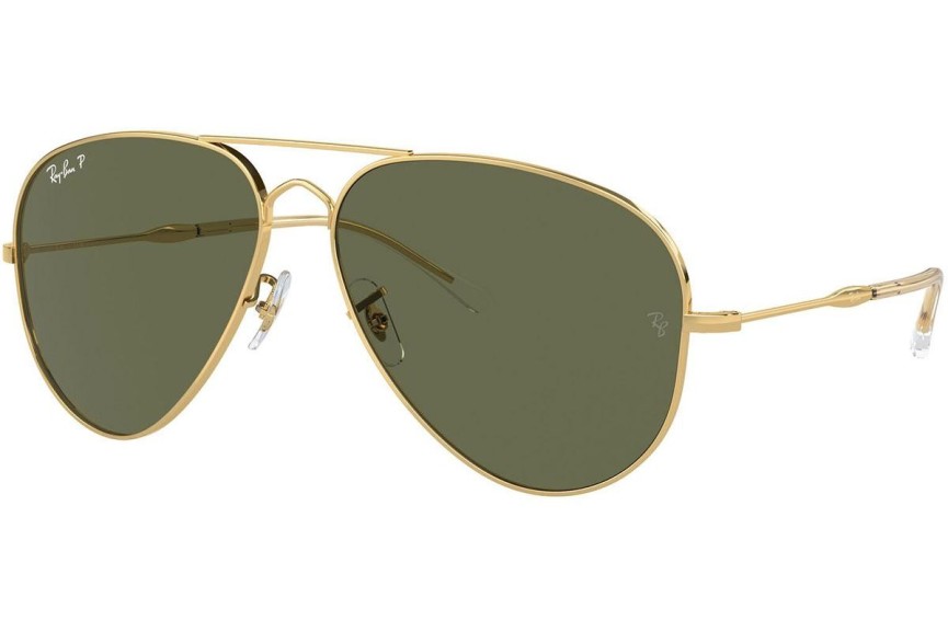 Ochelari de soare Ray-Ban RB3825 001/58 Polarized Pilot Aurii