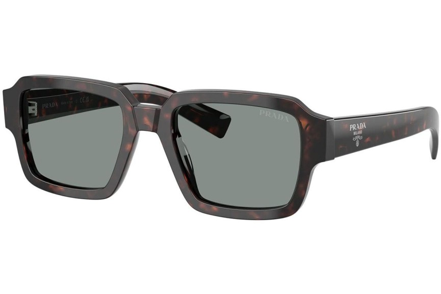 Ochelari de soare Prada PR02ZS 17N20N Dreptunghiulari Havana