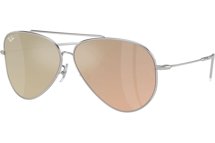 Ochelari de soare Ray-Ban Aviator Reverse RBR0101S 003/2O Pilot Argintii