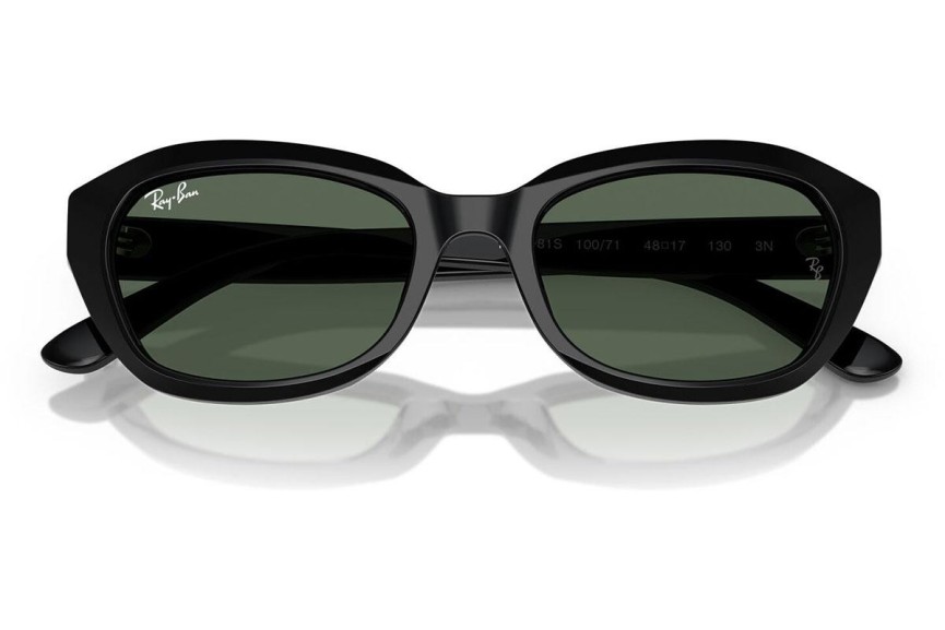 Ochelari de soare Ray-Ban Junior RJ9081S 100/71 Dreptunghiulari Negri