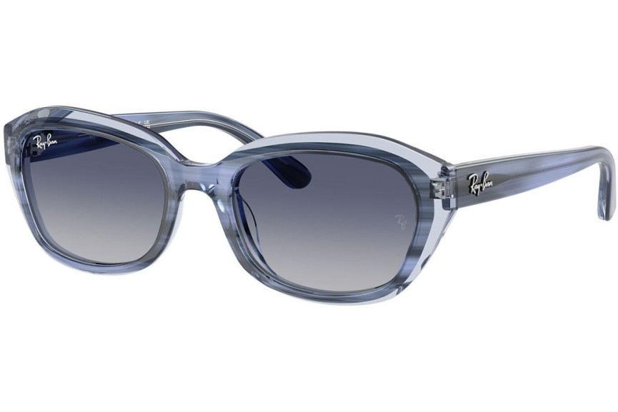 Ochelari de soare Ray-Ban Junior RJ9081S 71764L Dreptunghiulari Albaștri