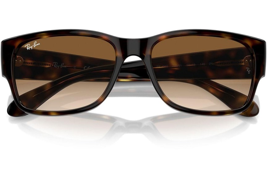 Ochelari de soare Ray-Ban RB4388 710/51 Dreptunghiulari Havana