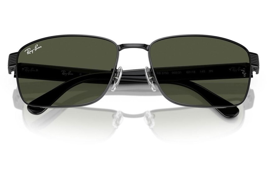 Ochelari de soare Ray-Ban RB3750 002/31 Pătrați Negri