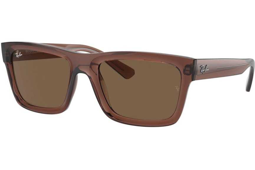 Ochelari de soare Ray-Ban Warren RB4396 667873 Dreptunghiulari Maro