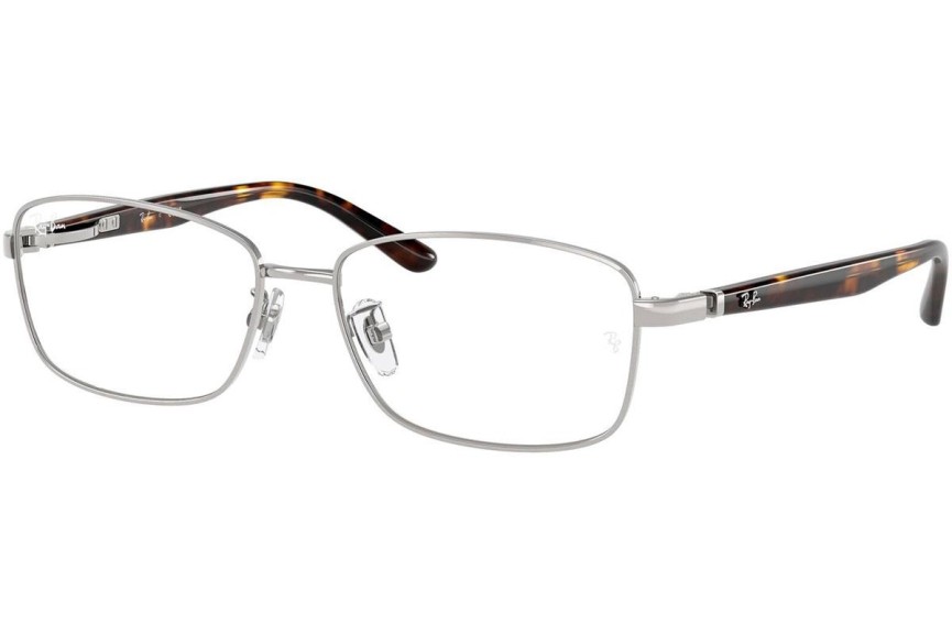 Ochelari Ray-Ban RX6527D 2595 Pătrați Argintii