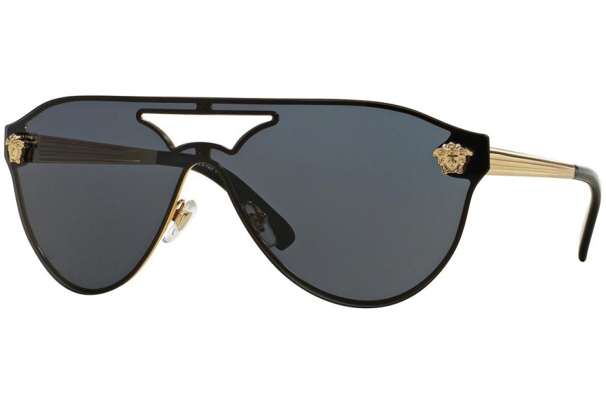 Ochelari de soare Versace VE2161 100287 Lentilă unică | Shield Negri