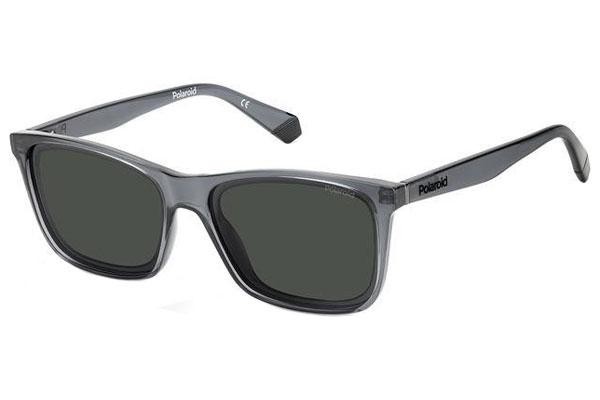 Ochelari de soare Polaroid PLD6144/S KB7/M9 Polarized Pătrați Gri