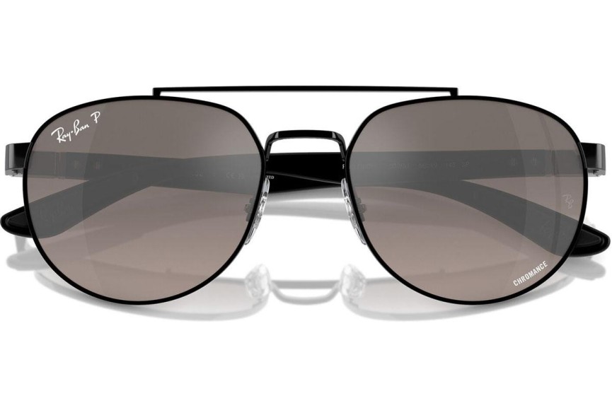 Ochelari de soare Ray-Ban RB3736CH 002/5J Polarized Dreptunghiulari Negri