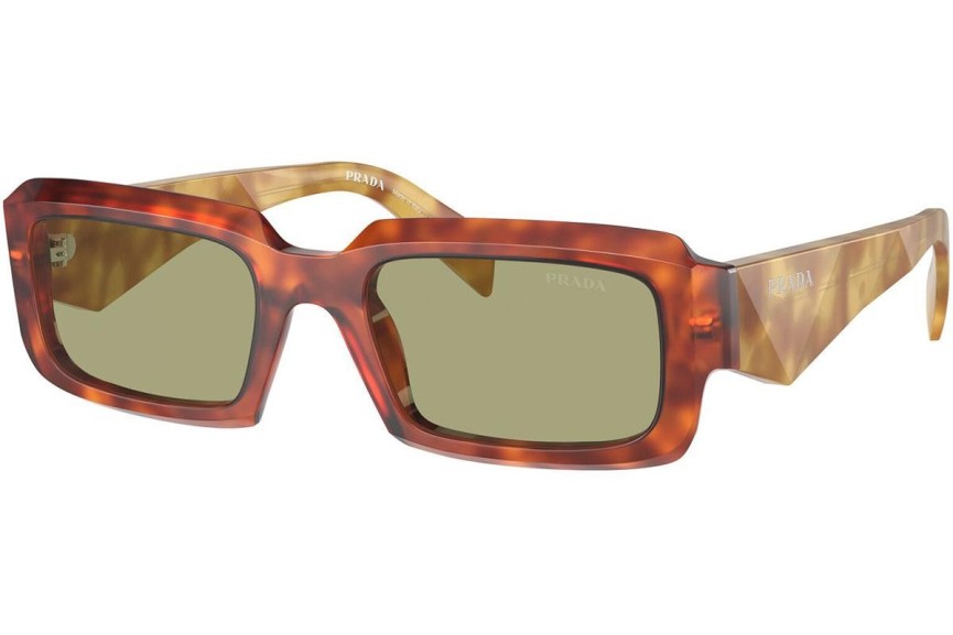 Ochelari de soare Prada PR27ZS 11P60C Dreptunghiulari Havana