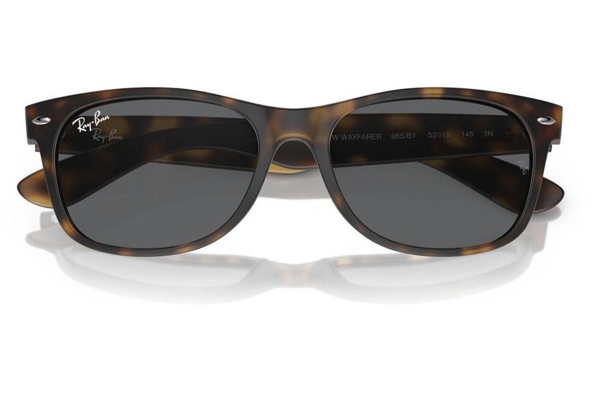 Ochelari de soare Ray-Ban New Wayfarer RB2132 865/B1 Pătrați Havana