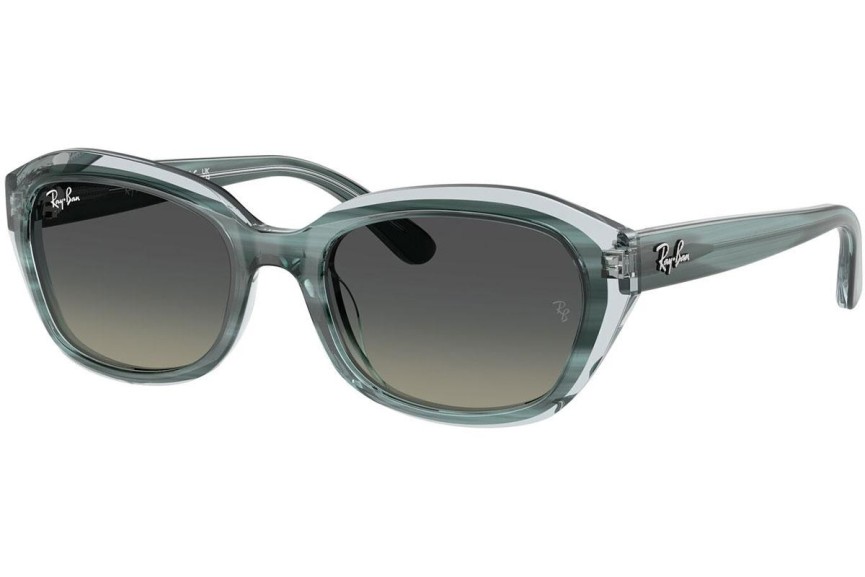 Ochelari de soare Ray-Ban Junior RJ9081S 717511 Dreptunghiulari Verzi