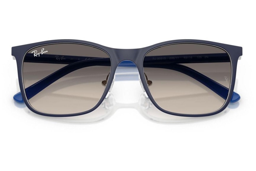 Ochelari de soare Ray-Ban Junior RJ9551S 298/11 Pătrați Albaștri