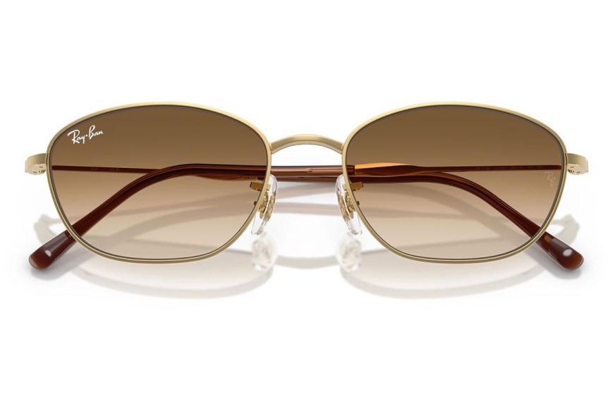 Ochelari de soare Ray-Ban RB3749 001/51 Dreptunghiulari Aurii