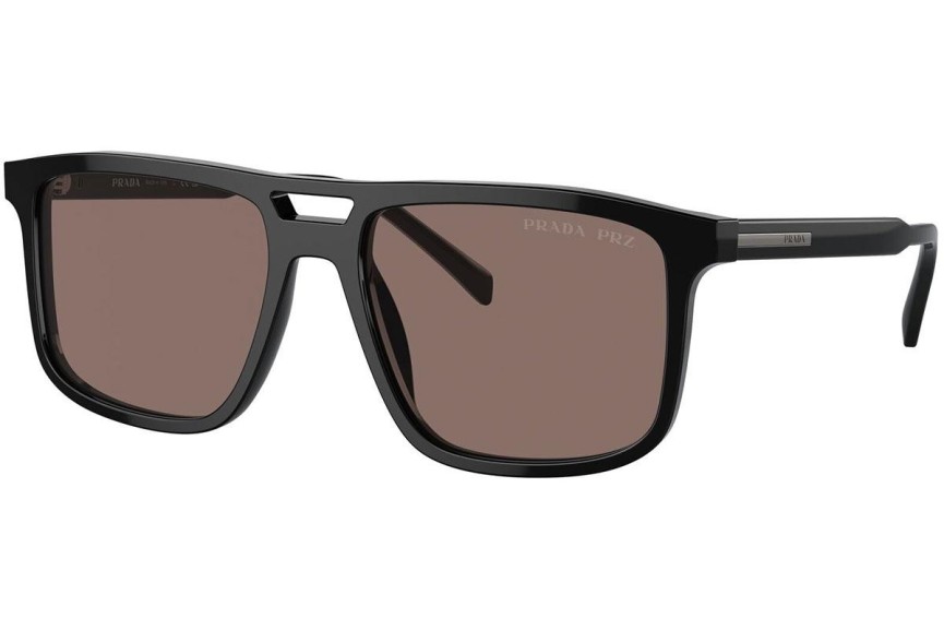 Ochelari de soare Prada PRA22S 16K30H Polarized Pătrați Negri