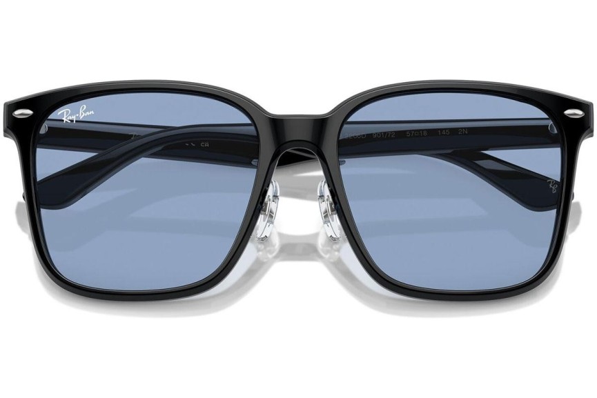 Ochelari de soare Ray-Ban RB2206D 901/72 Pătrați Negri