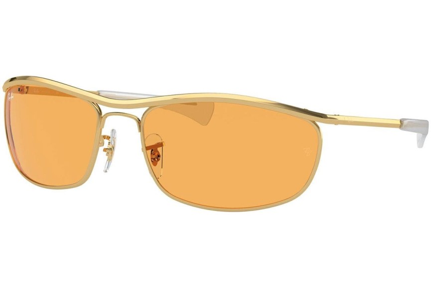 Ochelari de soare Ray-Ban Olympian I Deluxe RB3119M 001/13 Dreptunghiulari Aurii