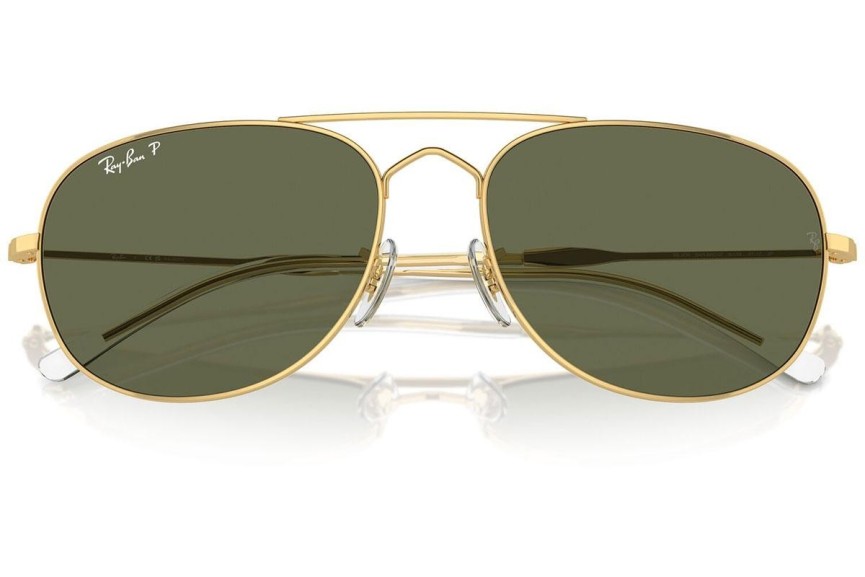 Ochelari de soare Ray-Ban RB3735 001/58 Polarized Pilot Aurii