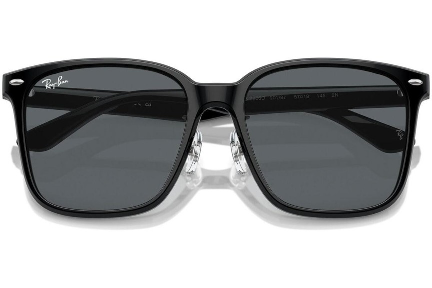 Ochelari de soare Ray-Ban RB2206D 901/87 Pătrați Negri