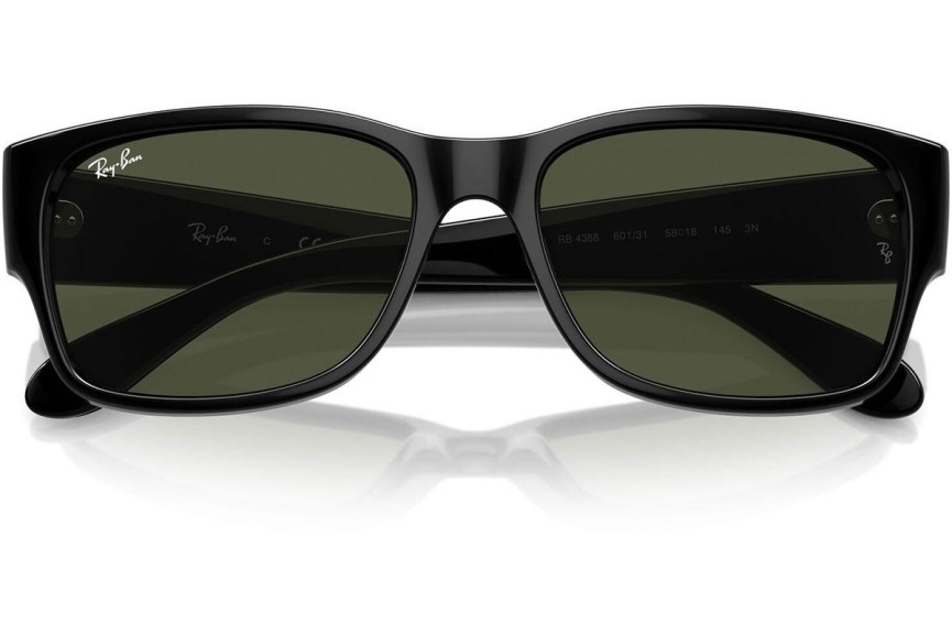 Ochelari de soare Ray-Ban RB4388 601/31 Dreptunghiulari Negri