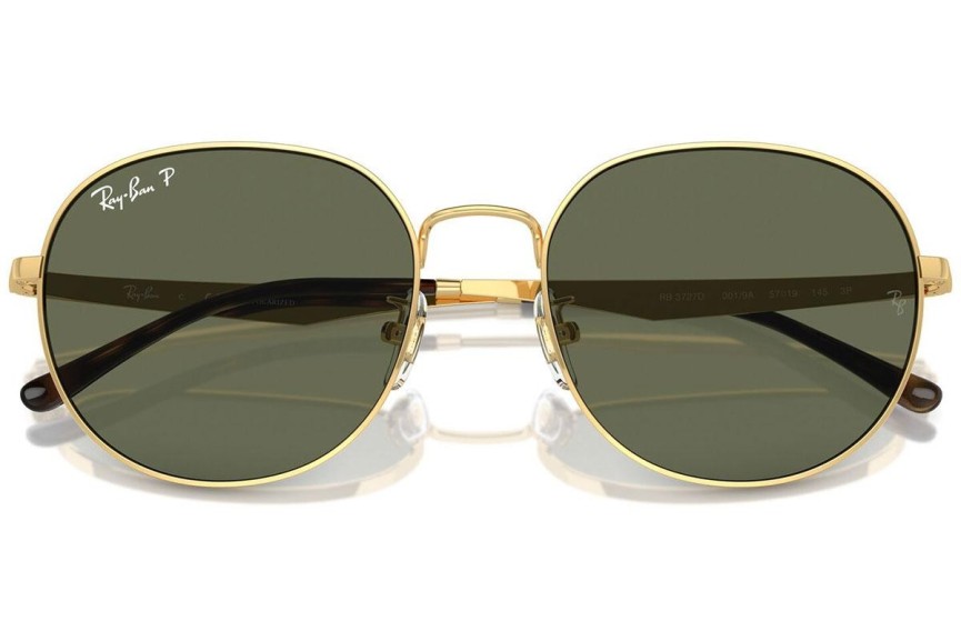 Ochelari de soare Ray-Ban RB3727D 001/9A Polarized Rotunzi Aurii