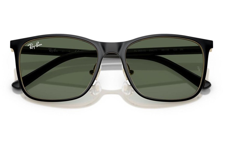 Ochelari de soare Ray-Ban Junior RJ9551S 294/71 Pătrați Negri