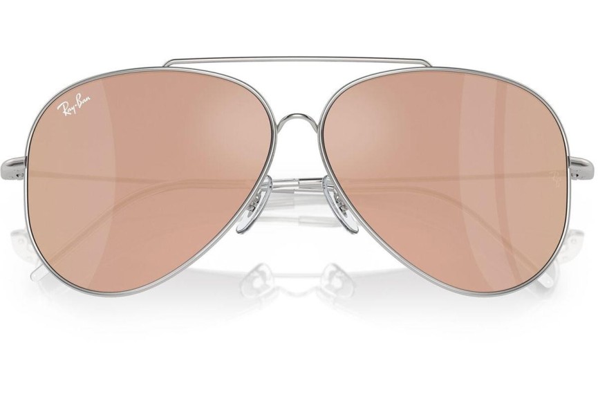 Ochelari de soare Ray-Ban Aviator Reverse RBR0101S 003/2O Pilot Argintii