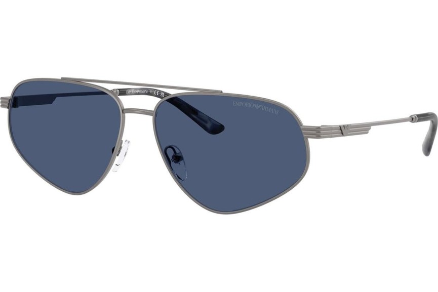 Ochelari de soare Emporio Armani EA2156 300380 Pilot Gri