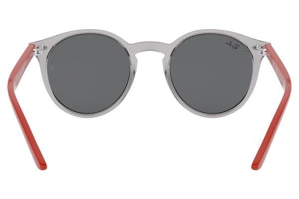 Ochelari de soare Ray-Ban Junior RJ9064S 70636G Rotunzi Gri