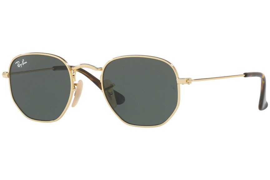 Ochelari de soare Ray-Ban Junior Hexagonal Junior RJ9541SN 223/71 Pătrați Aurii