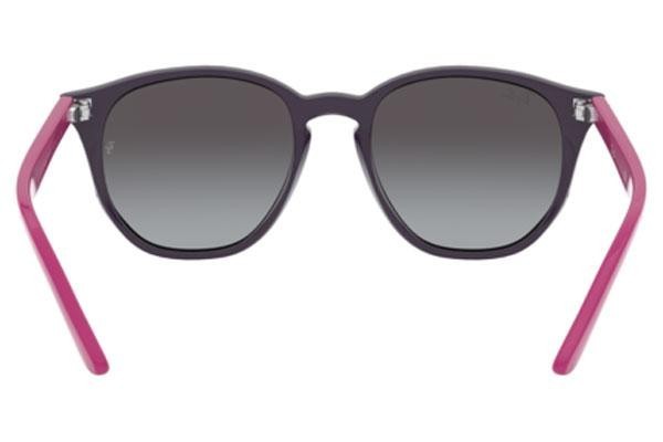 Ochelari de soare Ray-Ban Junior RJ9070S 70218G Rotunzi Violeți